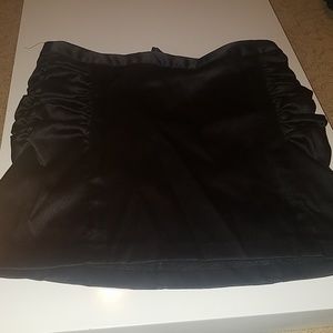 Arden B skirt black rushed sides